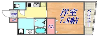 CITY SPIRE神戸元町Ⅰ【9階】の間取り