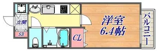 プレサンス三ノ宮駅前プライムタイム【6階】の間取り