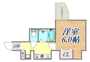 CITY SPIRE神戸元町2【4階】の間取り