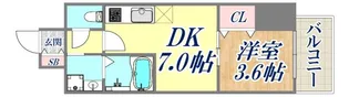 レオンコンフォート神戸駅前【6階】の間取り