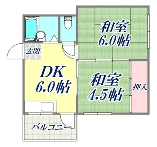 メゾン熊内5【3階】の間取り