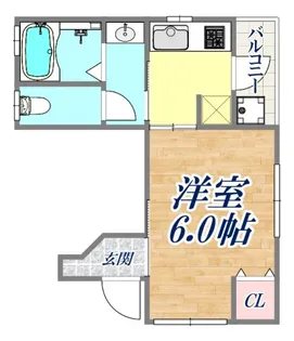 オレスコート板宿1【1階】の間取り