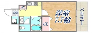 グラーツィア東灘【4階】の間取り