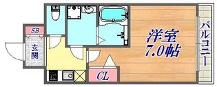 ファステート神戸アモーレ【12階】の間取り