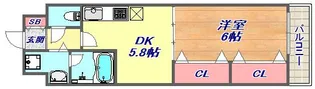 エスペランサ御影2【6階】の間取り
