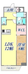 プレジオ神戸WEST【13階】の間取り