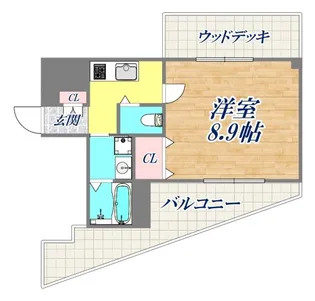 Mano Mansion【6階】の間取り