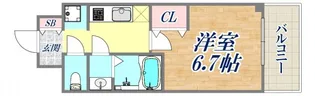 アドバンス神戸レイソレ【3階】の間取り