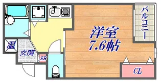 プレサンス神戸メリケンパーク前【6階】の間取り