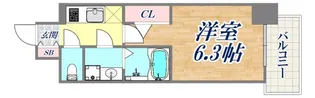アドバンス神戸マーレ【8階】の間取り