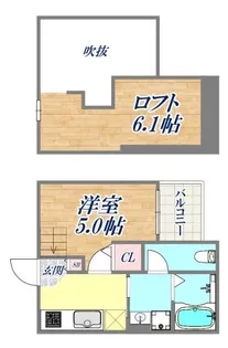 ラネージュ五色山【1階】の間取り
