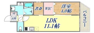 E-C’est bien灘【7階】の間取り