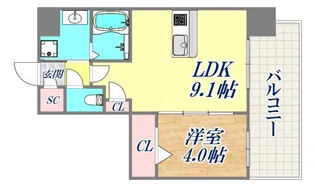 NEコート甲南町【2階】の間取り