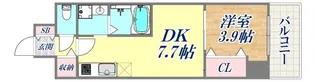 クロスレジデンス神戸元町【14階】の間取り