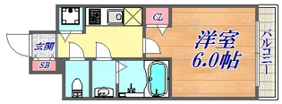 ファステート神戸アモーレ【2階】の間取り