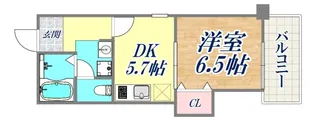 サンクラッソ湊川公園駅前【7階】の間取り