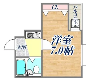 ザ・シティ御影【3階】の間取り