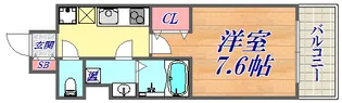 ファーストフィオーレ三宮EASTの間取り