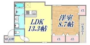 フジパレス御影本町【2階】の間取り