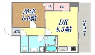 ユニバーサルビル【5階】の間取り