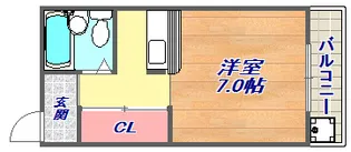 プティアプティ【4階】の間取り