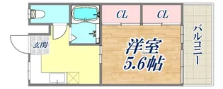 グリーンマンション【5階】の間取り