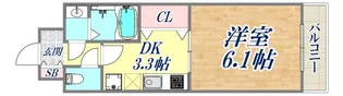 セオリー神戸アクアグルーブ【3階】の間取り