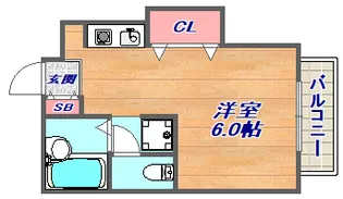 アクシス北青木【2階】の間取り