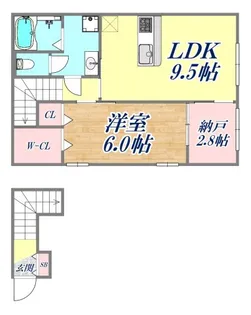 La maisonひじりの丘【2階】の間取り