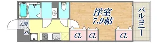 リブリ・中山手【2階】の間取り