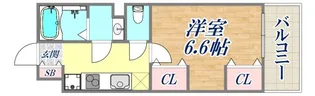 リブリ・中山手【2階】の間取り