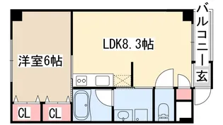 G-BLOCK【3階】の間取り
