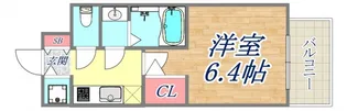 エスリード神戸兵庫駅アクアヴィラ【2階】の間取り