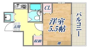 アニメイト神戸【6階】の間取り