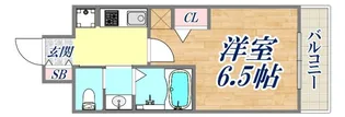 エステムコート神戸ハーバーランド前7レーベル【11階】の間取り