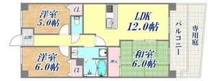 グレーシィ須磨アルテピア1番街【3階】の間取り