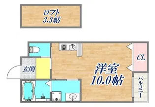 グランシャリオ山本通2【2階】の間取り