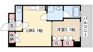 アバンダントハウス【3階】の間取り