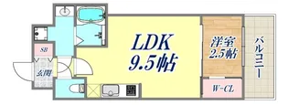 セレニテ三宮リアン【6階】の間取り