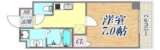 ルリアン板宿【2階】の間取り