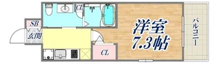 エステムプラザ神戸水木通グランクロス【5階】の間取り