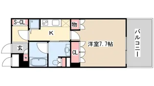 リーガル神戸海岸通【7階】の間取り