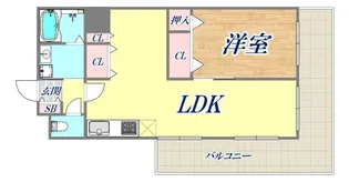 ライオンズマンション住吉南町【5階】の間取り