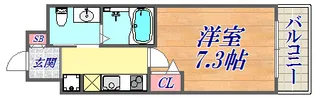 セレニテ神戸元町【4階】の間取り