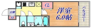 プレサンス神戸元町ベルシオン【4階】の間取り