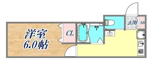 Kパラッツォ神戸元町通【2階】の間取り