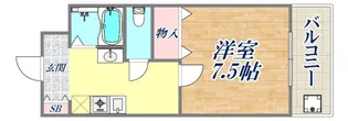 サンシャイン住吉【4階】の間取り