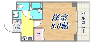 ラナップスクエア三宮プライム【11階】の間取り