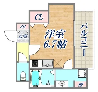 Mano Mansion【4階】の間取り