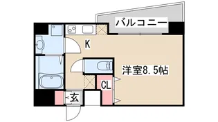 will Do三宮イースト【2階】の間取り